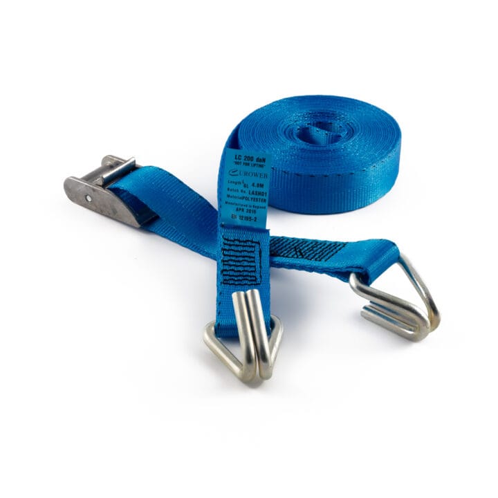 Cb25H - 25Mm Cam Buckle Straps With Wire Hooks