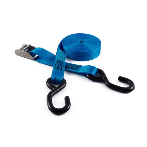 Cb25S - 25Mm Cam Buckle Straps With Pvc Coated S Hooks