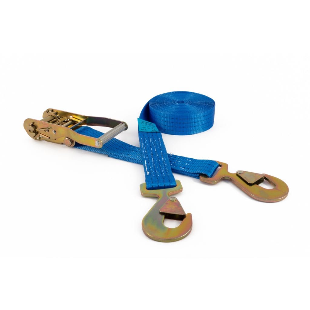 50mm Lorry Straps With Flat Snap Hooks | Euroweb®